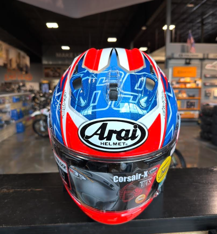 NEW Arai Corsair-X Nicky 7 Limited Edition XL Helmet – Ducati Bros