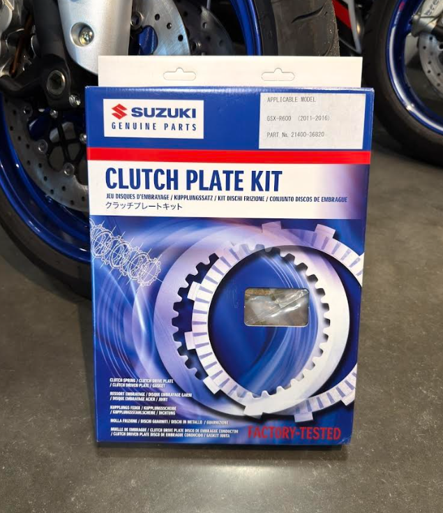 NEW OEM Suzuki GSX-R600 Clutch Plate Kit 2011-2026 Genuine 21400-36820