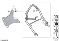 Right Engine Protection Bar - BMW-Motorrad (77145B3FDA8)
