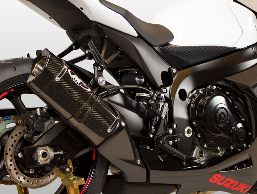 NEW M4 TECH1 Carbon Fiber Slip-On '11-'26 Suzuki GSX-R600/R750