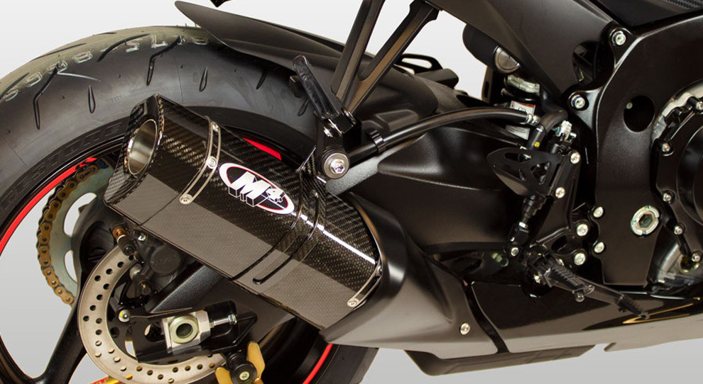 NEW M4 TECH1 Carbon Fiber Slip-On '11-'26 Suzuki GSX-R600/R750
