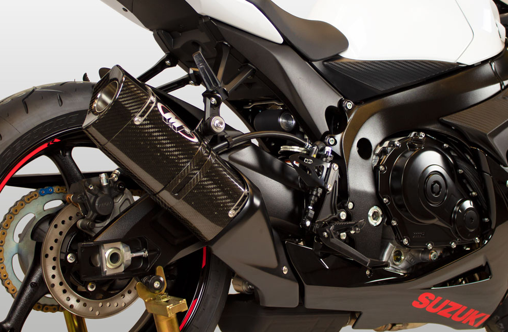 NEW M4 TECH1 Carbon Fiber Slip-On '11-'26 Suzuki GSX-R600/R750