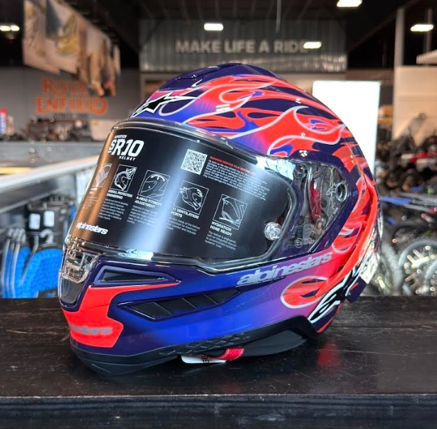 NEW Alpinestars SR10 Supertech R10 LE Flyte Purple Small Helmet