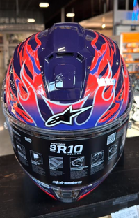 NEW Alpinestars SR10 Supertech R10 LE Flyte Purple Small Helmet
