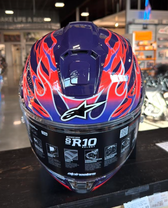 NEW Alpinestars SR10 Supertech R10 LE Flyte Purple Small Helmet