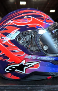 NEW Alpinestars SR10 Supertech R10 LE Flyte Purple Small Helmet
