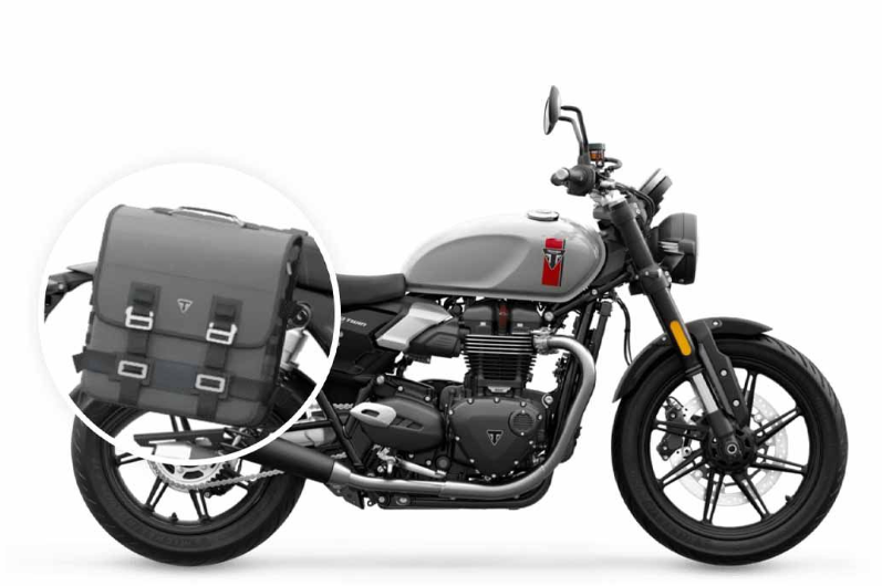 NEW OEM Triumph Speed Twin 900 Right Hand Rugged Pannier Kit A9518041