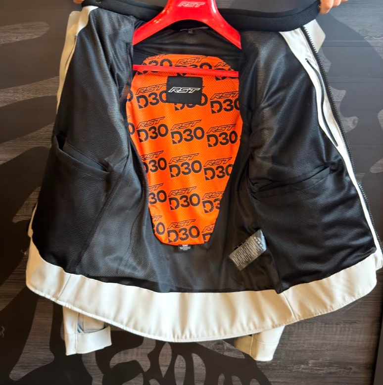 NEW RST Spectre Air D3O Textile Silver Riding Jacket Medium