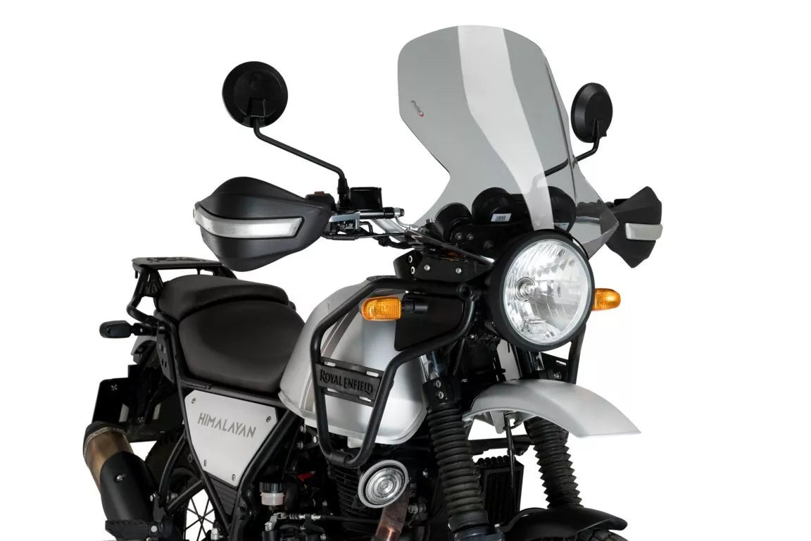 Puig Touring Screen 2021-2023 Royal Enfield Himalayan - Smoke - P/N: 21122H