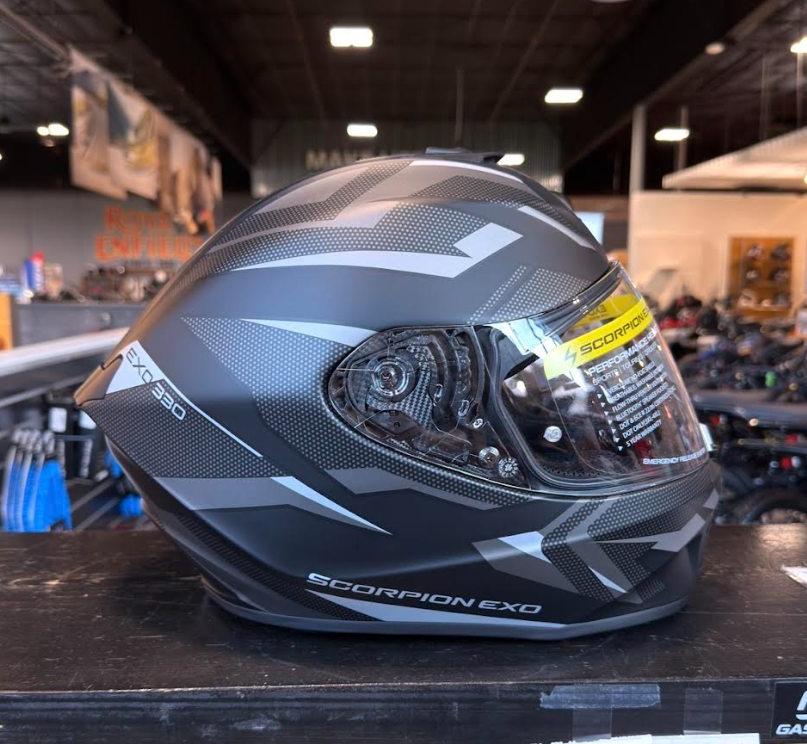 NEW Scorpion EXO-R330 Saga Phantom Medium Helmet