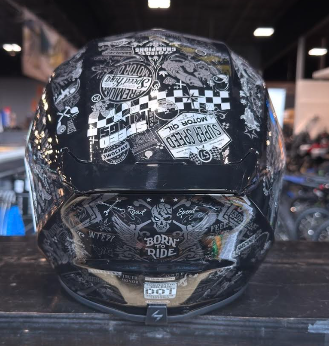 NEW Scorpion EXO-R330 Shake 2 Black Large Helmet