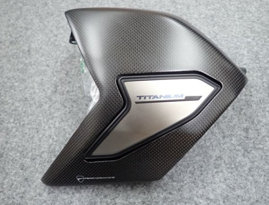 NEW OEM Carbon and titanium protection for swinging arm 96989991C