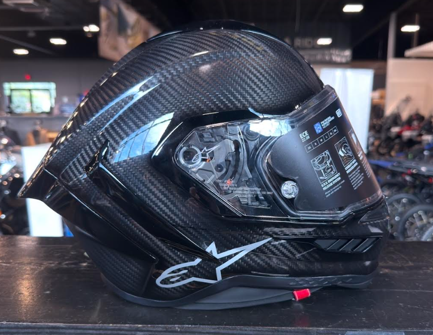 NEW Alpinestars Supertech R10 Large Helmet Carbon Black