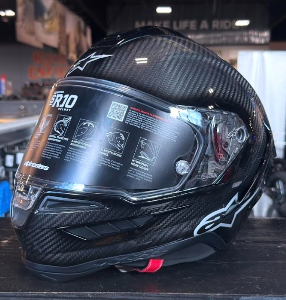NEW Alpinestars Supertech R10 Large Helmet Carbon Black