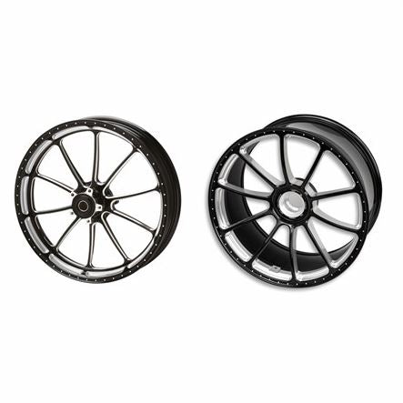 Forged aluminium rims.