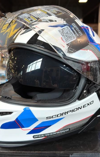 NEW Scorpion EXO-T520 Zuse Blue Small Helmet
