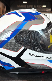 NEW Scorpion EXO-T520 Zuse Blue Small Helmet
