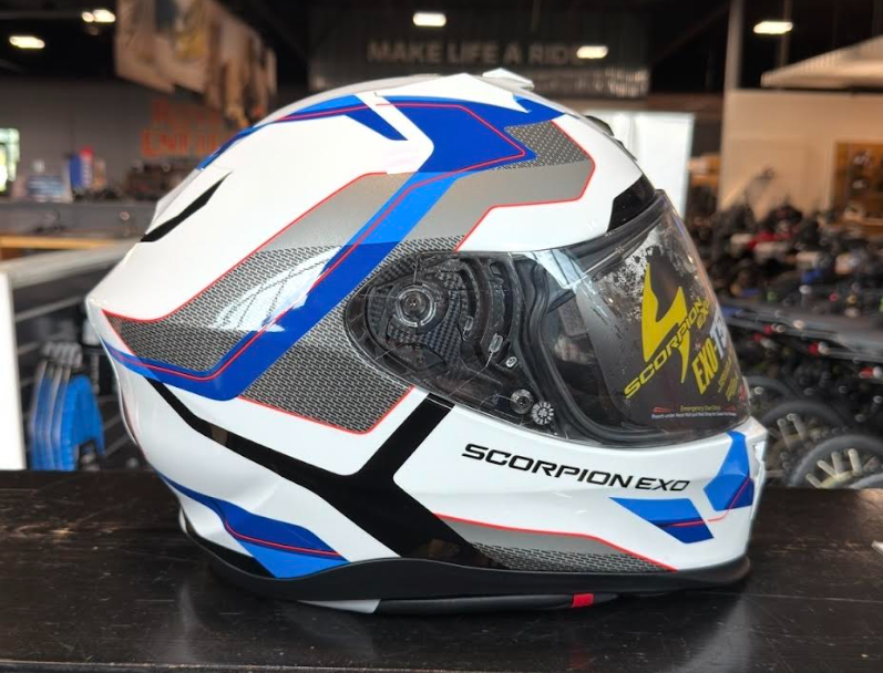 NEW Scorpion EXO-T520 Zuse Blue Small Helmet