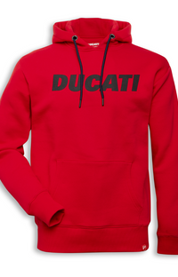 Ducati Logo Hooded Sweatshirt Red
