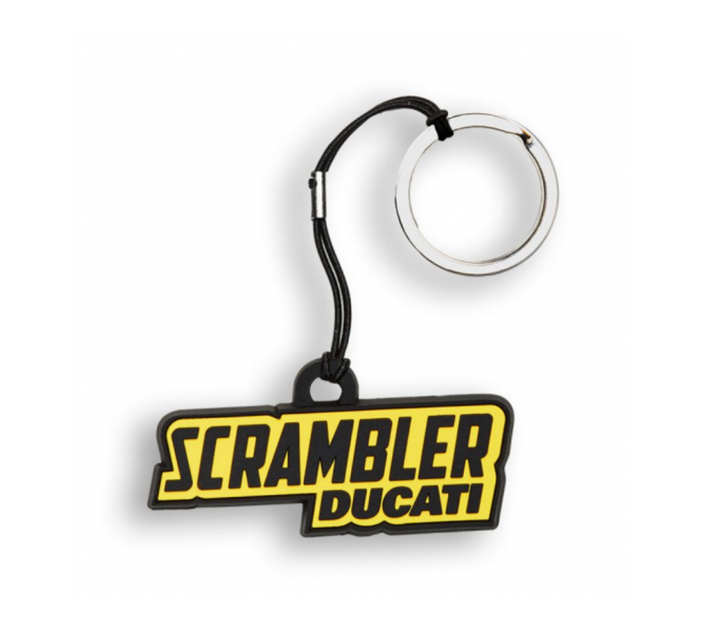 Scrambler Logo Key Ring