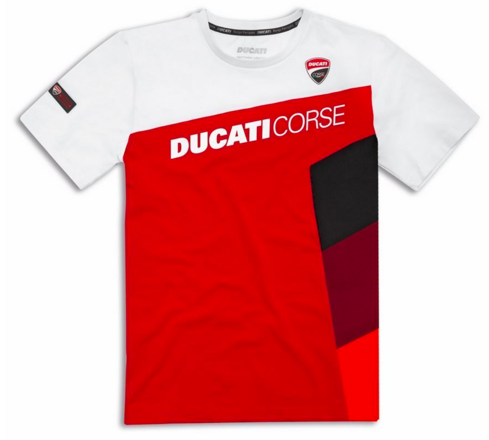 Ducati DC Sport T-Shirt White/Red