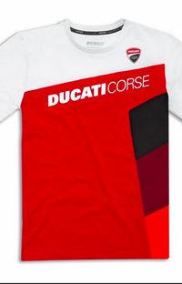 Ducati DC Sport T-Shirt White/Red
