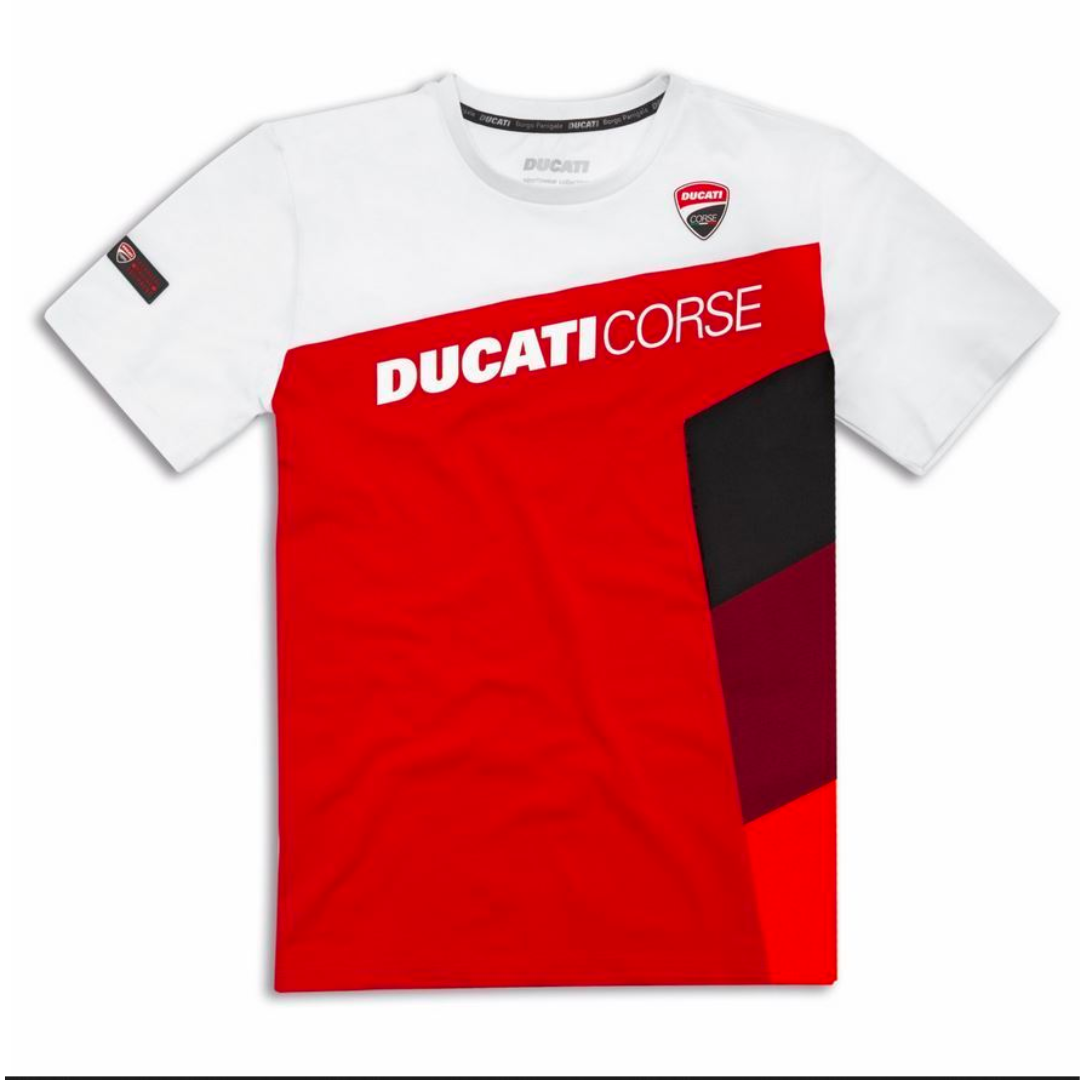 Ducati DC Sport T-Shirt White/Red